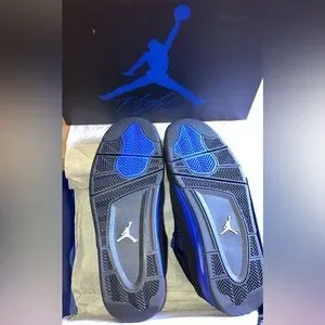 Royal blue retro 4 Air Jordan brand new never worn comes in original box w tags Jordan | Shoes | Royal Blue Retro 4 Air Jordan Brand New  main image 3